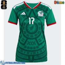 Fotballdrakt Dame Mexico Orbelin Pineda #17 Hjemmedrakt VM 2026 Kortermet